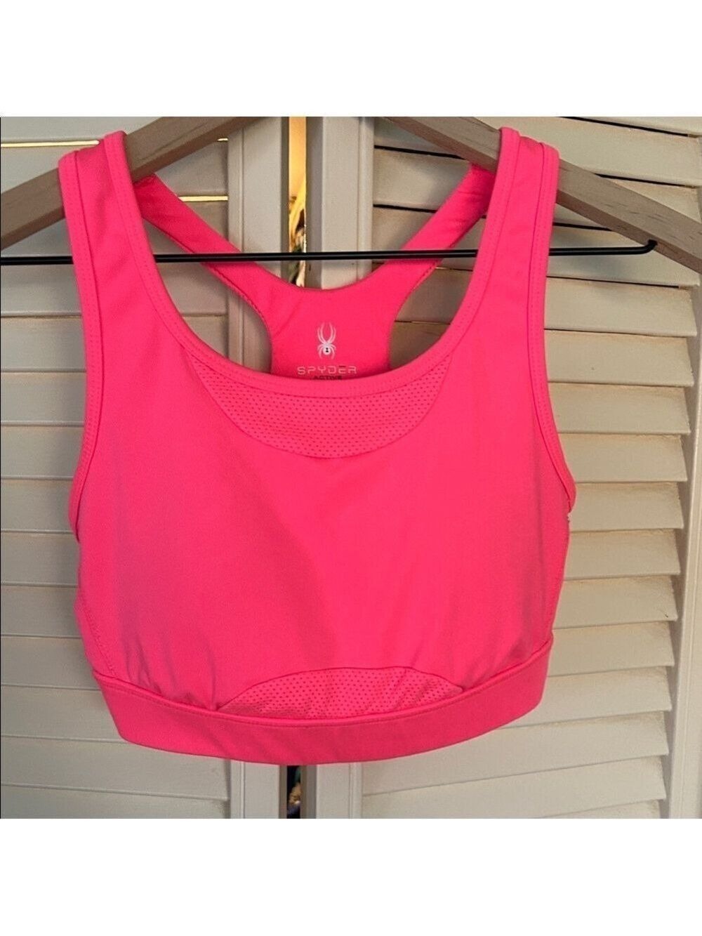 Spyder Hot Pink Racerback Sports Bra